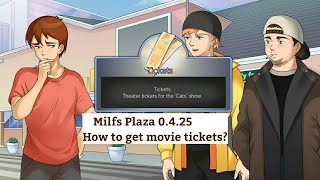 Milfs Plaza 0.4.25 Gameplay How To Get Movie Tickets From Itcher And Mumbler