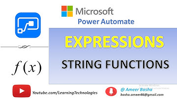 Microsoft Power Automate Tutorials || Module 34 : Expressions - String Functions