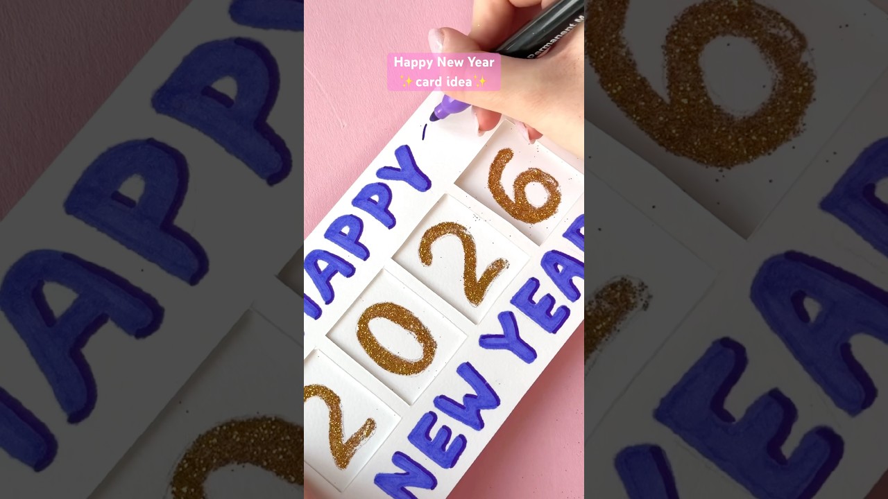 Happy New Year✨card idea💜