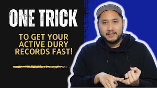 One Trick To Get Your Active Duty Records Faster!