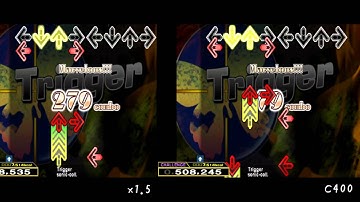 【DDR X】 Trigger [DOUBLE CHALLENGE] 譜面確認＋クラップ