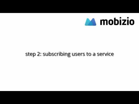 Creating a new user in Mobizio