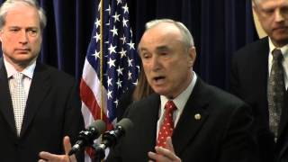 A.G. Joined By Rep. Serrano & NYPD Commr. Bratton For S.O.S. Initiative Announcement In NYC