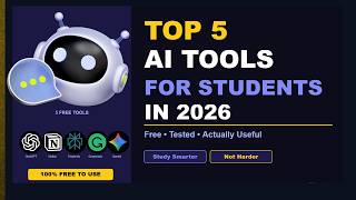Top 5 AI Tools Every Student NEEDS in 2026 (All Free) Net Worth