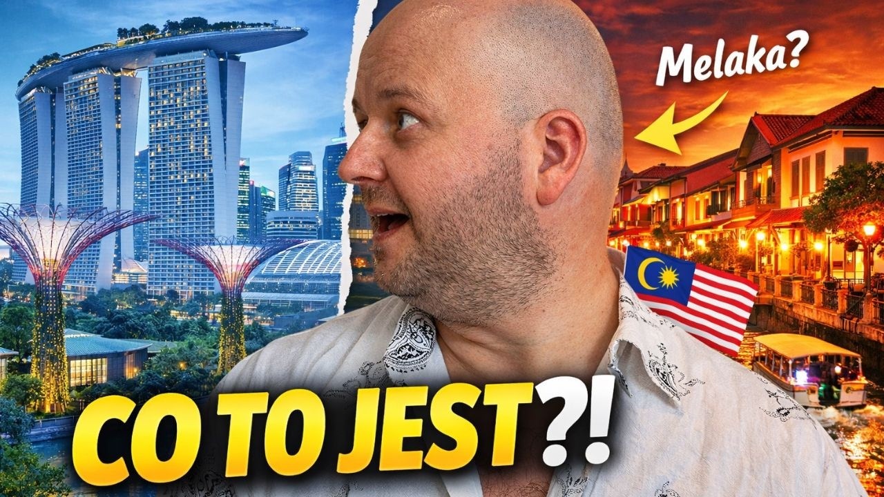 🇲🇾 MELAKA! Wyjechałem z Singapuru. TO jest MALEZJA?
