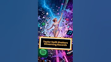 Taylor Swift Just Broke Spotify In UNDER 11 HOURS 😱