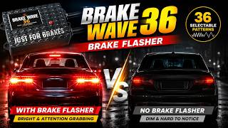 Brake Wave 36 Heavy Duty Brake Flasher | 36 Flash Patterns for Cars, Trucks & Motorcycles