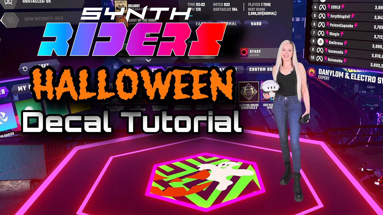 Synth Riders Decal Tutorial - Halloween (Or Any Other Time) - YouTube
