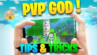 Minecraft PVP Tips & Tricks For Mobile In Hindi | Best 10 Settings To Become GOD In PVP 😍
