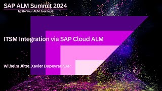 Discover how SAP Cloud ALM empowers to seamlessly integrate your ITSM solutions