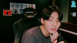 20210831 20210901 BTS Jungkook Vlive Just One Day
