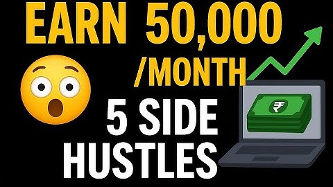 5 Side Hustles That Will Replace Your Job in 2025 (₹50k+/mo)
