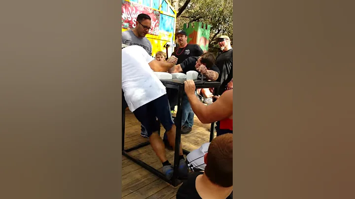 Randy Whaley Kaveman arm wrestling