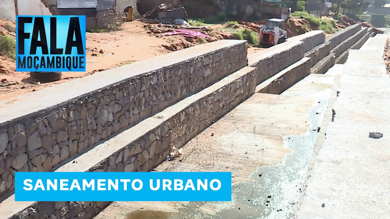 Polana Caniço: obras do desaguadouro aproximam-se da conclusão #Maputo @MiramarNews