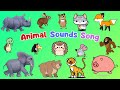 Animal Sounds Song | Pet Animal Sounds For Babies | Nursery Rhymes For Kids | Little Kitten Learn