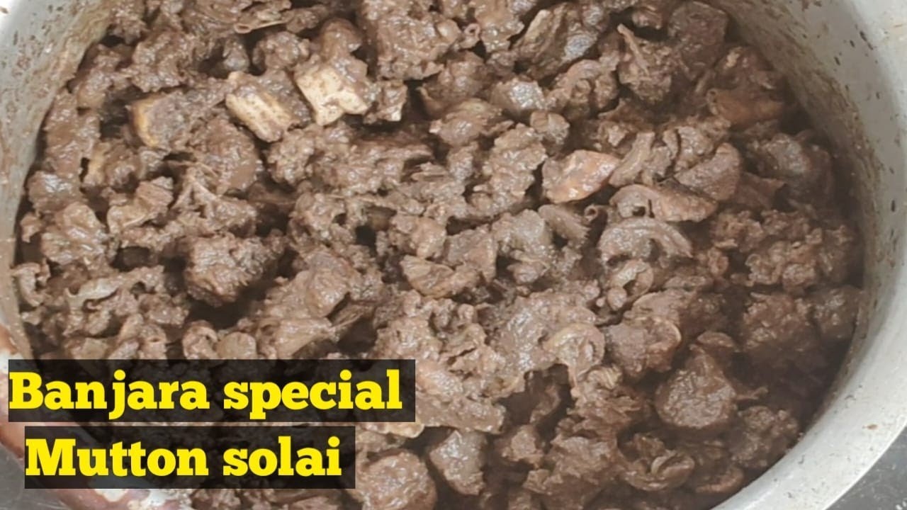 Рецепт фирменного блюда Банджара: баранина солай / козлятина солай / жареная баранья кровь