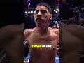 One shot to freeze time. Witness the perfection of this devastating left uppercut.