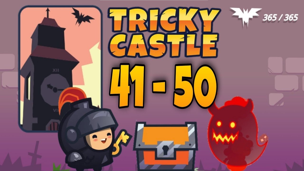 Tricky Castle Witch Tower Level 41 50 Walkthrough and Bats YouTube