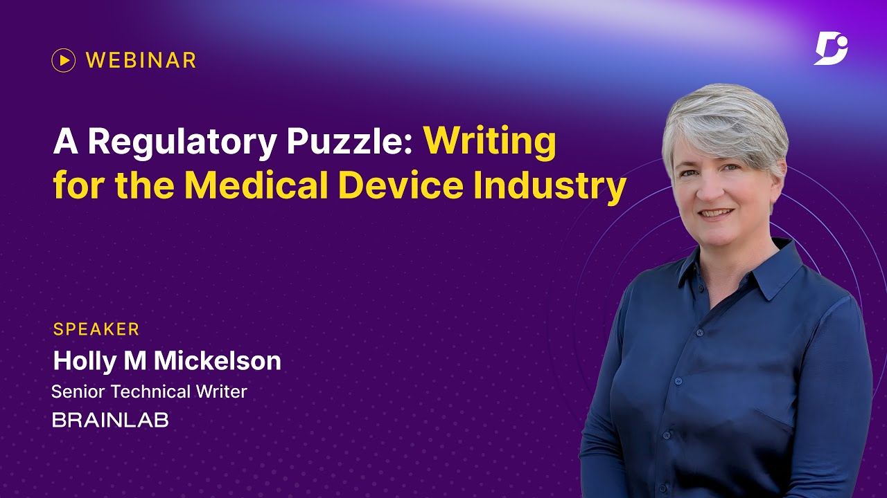 A Regulatory Puzzle: Writing for the Medical Device Industry | Document360 Webinar