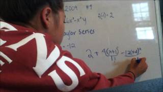 AP Calc BC 2009 FRQ #4