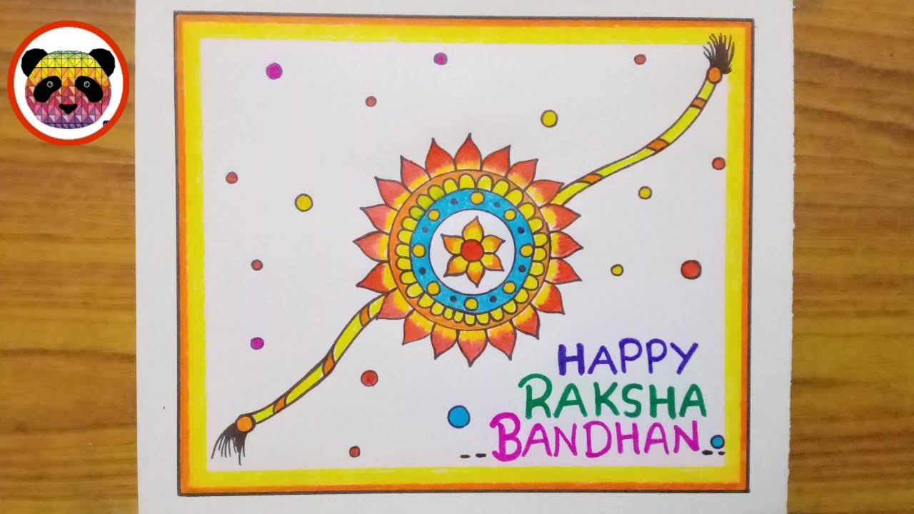 Raksha Bandhan drawing easy / Raksha Bandhan poster drawing ...