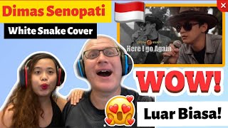 Dimas Senopati - White Snake (Here I go Again) Cover REACTION!🇮🇩