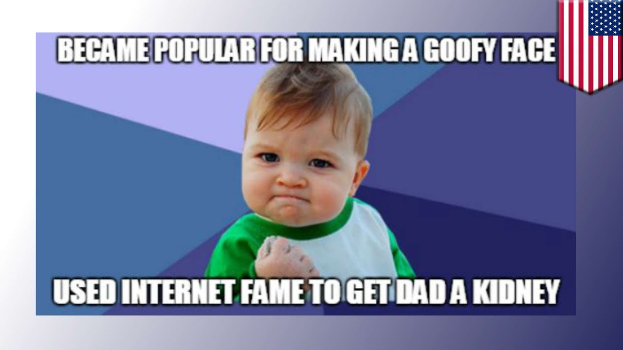 Padre de famoso bebe usado como meme busca ayuda para encontrar donante de riñón