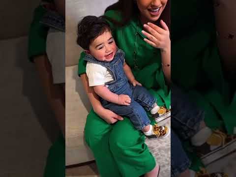 محاولات فرح الهادي مع ادم حتى يقول ماما مرررهههه كيوت ما شاءلله اشتراك بالقناة 