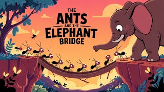 The Ants and the Elephant Bridge🐜Story for kids🐜Kids Hut stories🐜Bedtime stories🐘story for teenagers