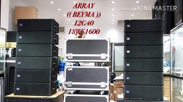 Dàn loa Array (( BEYMA )) cho đám cưới