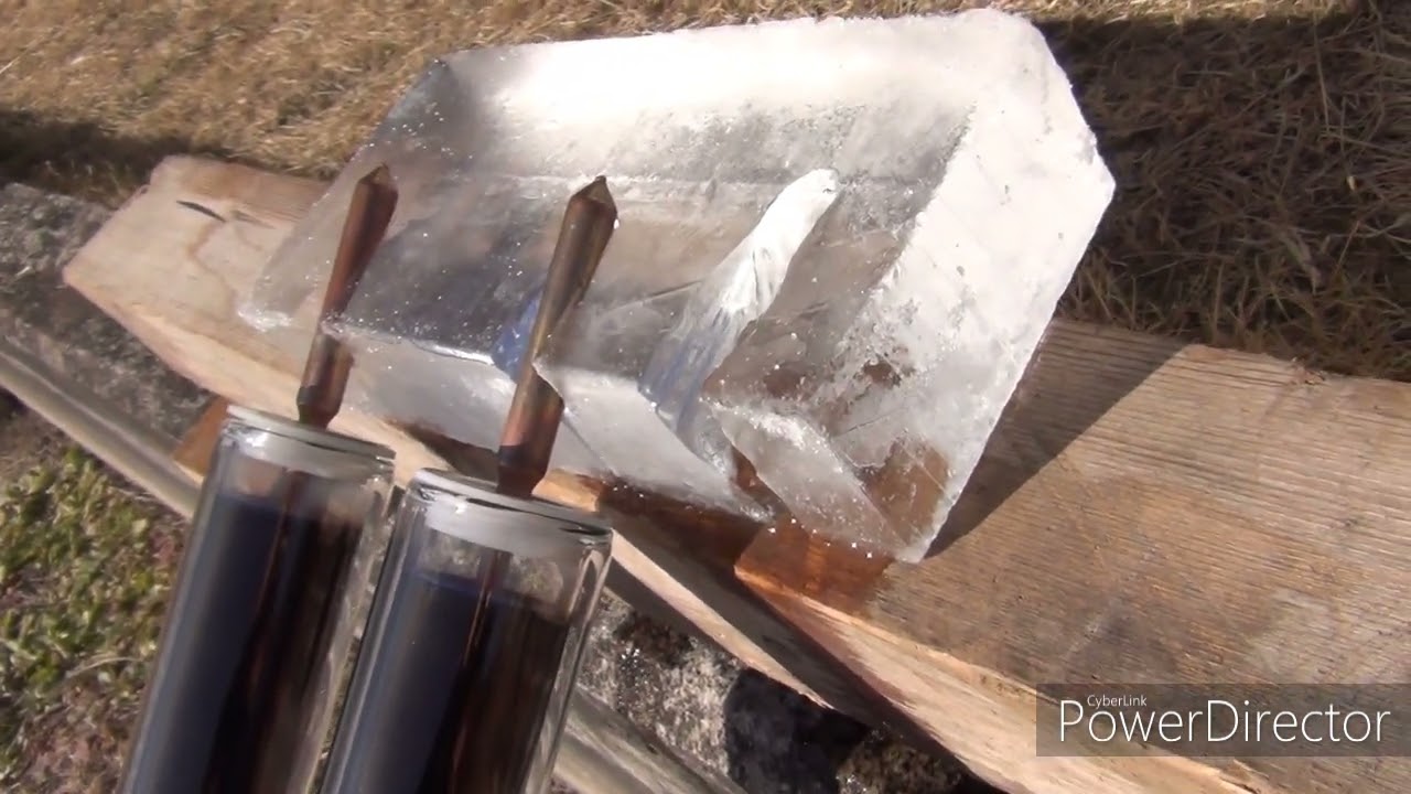 ミニ　太陽熱温水器　ガラス真空管　２０L　DIY用　実験