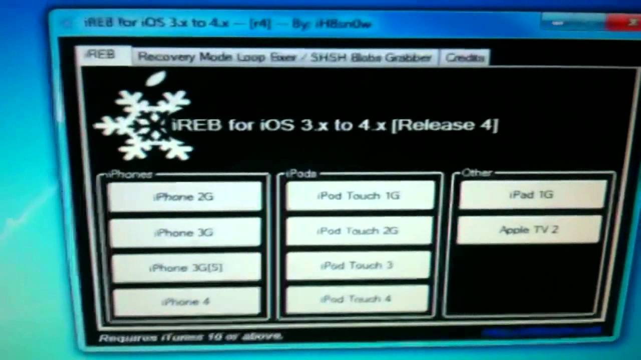 restauration iphone 4.1