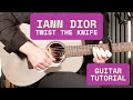 Iann Dior TWIST THE KNIFE Guitar Tutorial Chords Vibe Breakdown Wish Wednesday mp3