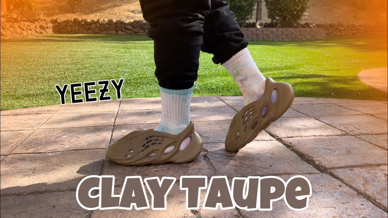 Adidas Yeezy Foam RNR Clay Taupe - YouTube