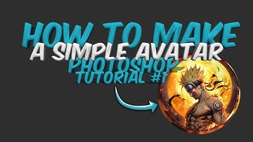 Photoshop Tutorial #1 - How to make fast a simple avatar in Adobe Photoshop 2025.