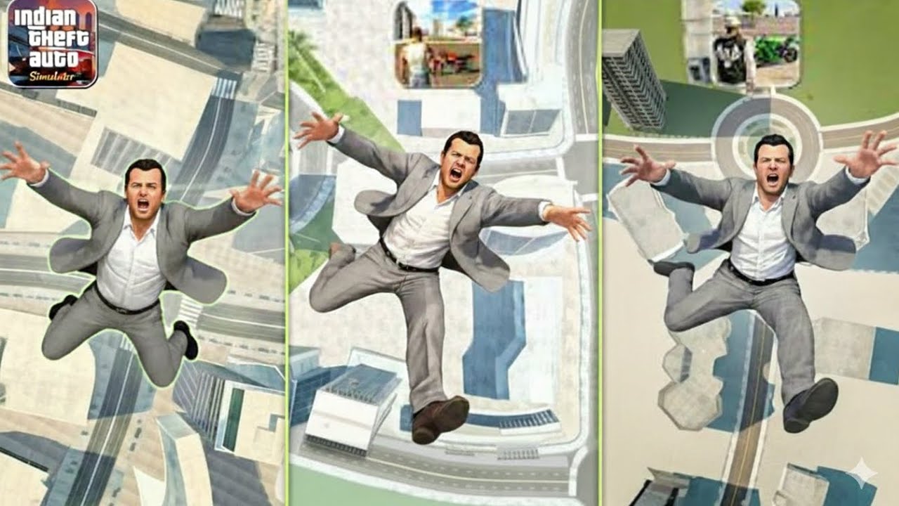 Michael Jump in All Indian GTA Games 😱