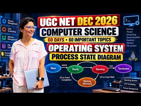 Process State Diagram in OS | UGC NET Computer Science Dec 2026 | Operating System