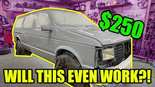 Can You Clear Coat Over Primer - 1989 Dodge Caravan Rust Repair and Paint Job