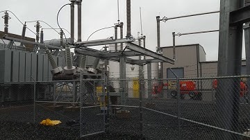 230Kv Air Disconnect opening