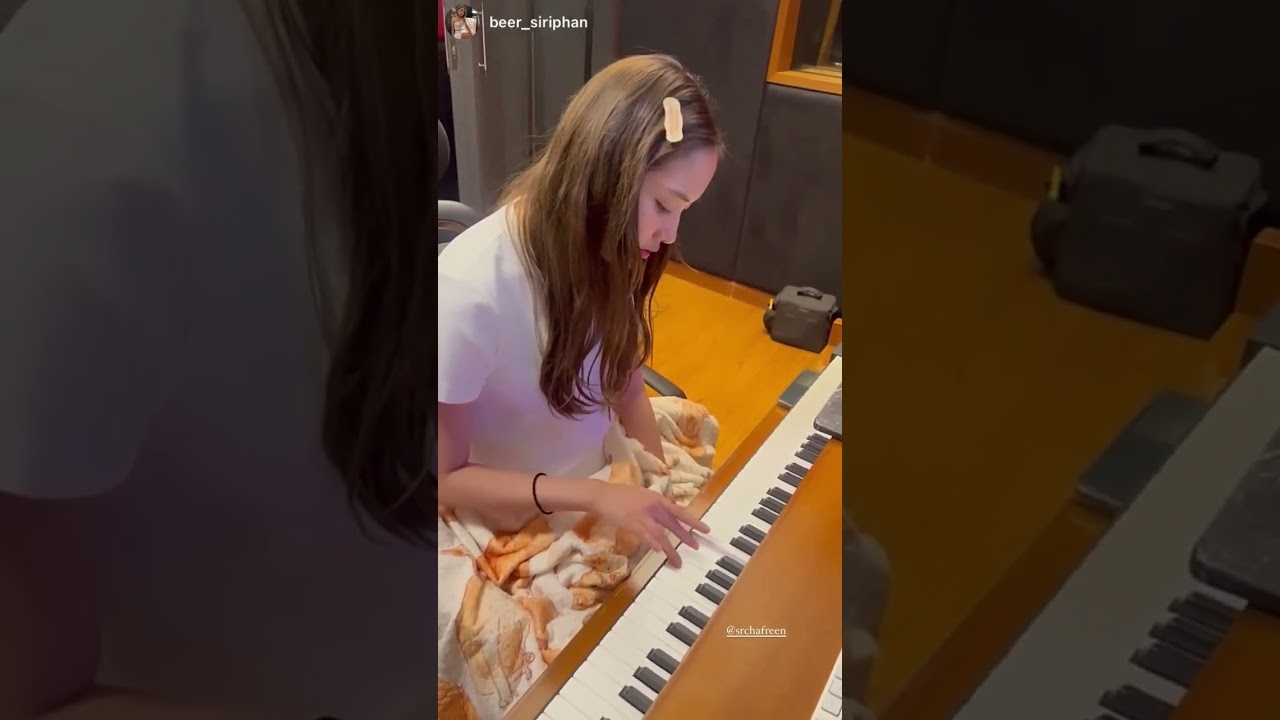 Freen play piano song "LOOK AUM" 