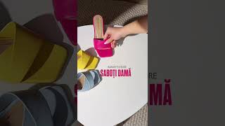 🌈 Saboți cu toc gros – confort și stil