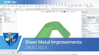 Sheet Metal Improvements | ZW3D 2023 Official
