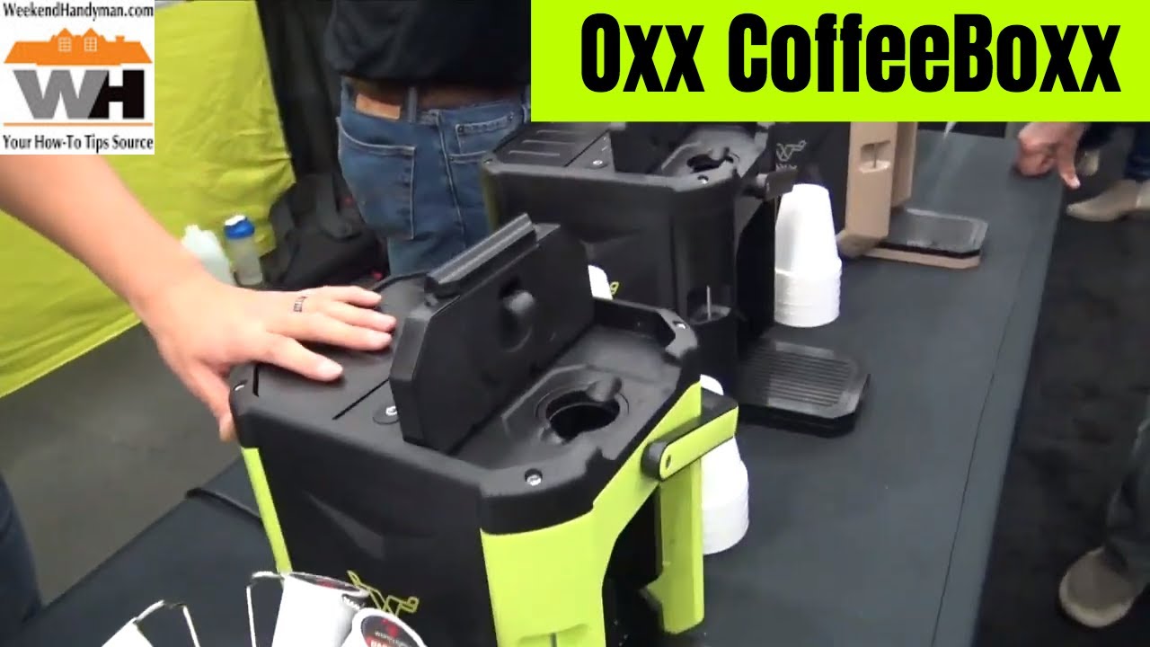 OXX COFFEEBOXX Green Single-Serve Coffee Maker at