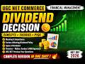 Dividend Decision Made Easy 💯 | Financial Management UGC NET