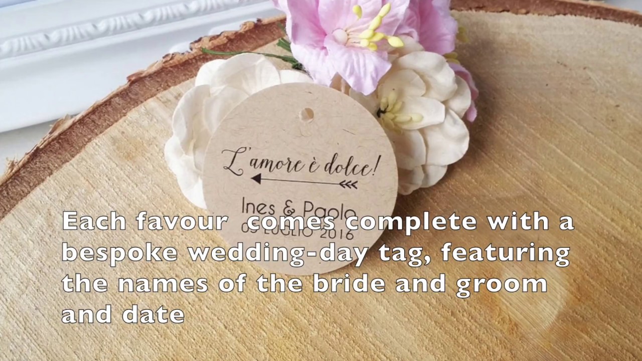 Italian wedding favors