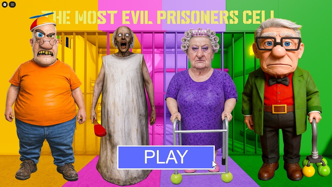 MR SPRINKLES VS SCARY GRANNY VS GRUMPY GRAN VS GRANDPA IN REAL LIFE? OBBY Roblox Update Gameplay