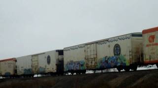 BNSF / CSX Lead PASGAL Freight 6 Engine Lashup