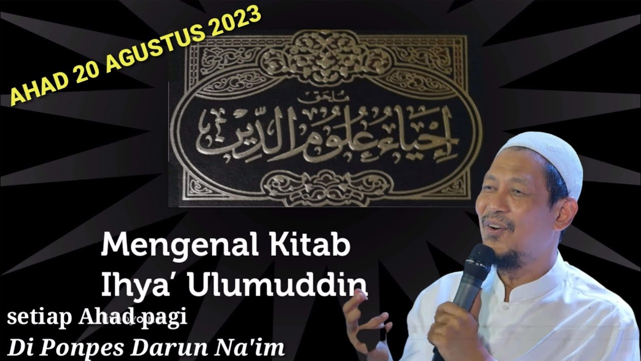 NGAJI KITAB IHYA' ULUMIDDIN DI MASJID DARUL AHBAB PADURENAN GEBOG KUDUS