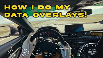 How I Do My Data Overlays! Custom bbr! RaceRender Templates now available!