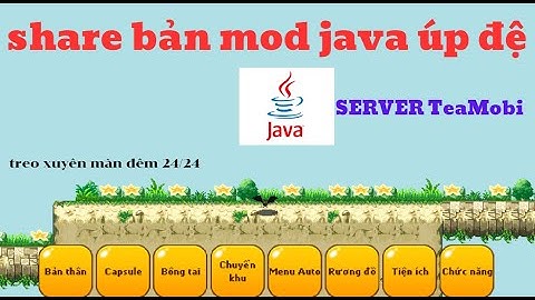 MOD NRO - Hướng Dẫn Tải Bản Mod Java úp đệ SERVER TeaMobi
